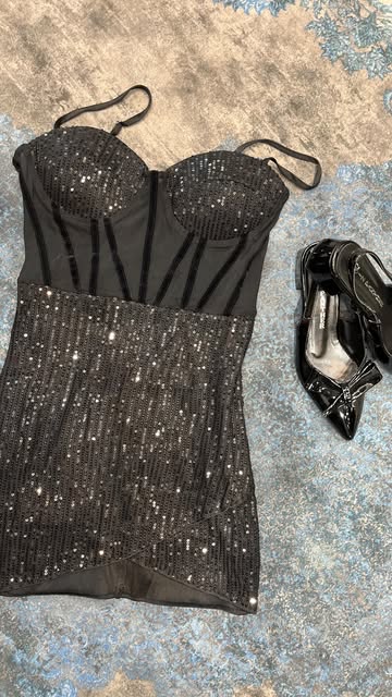 پیراهن مجلسی کارشده کوتاه